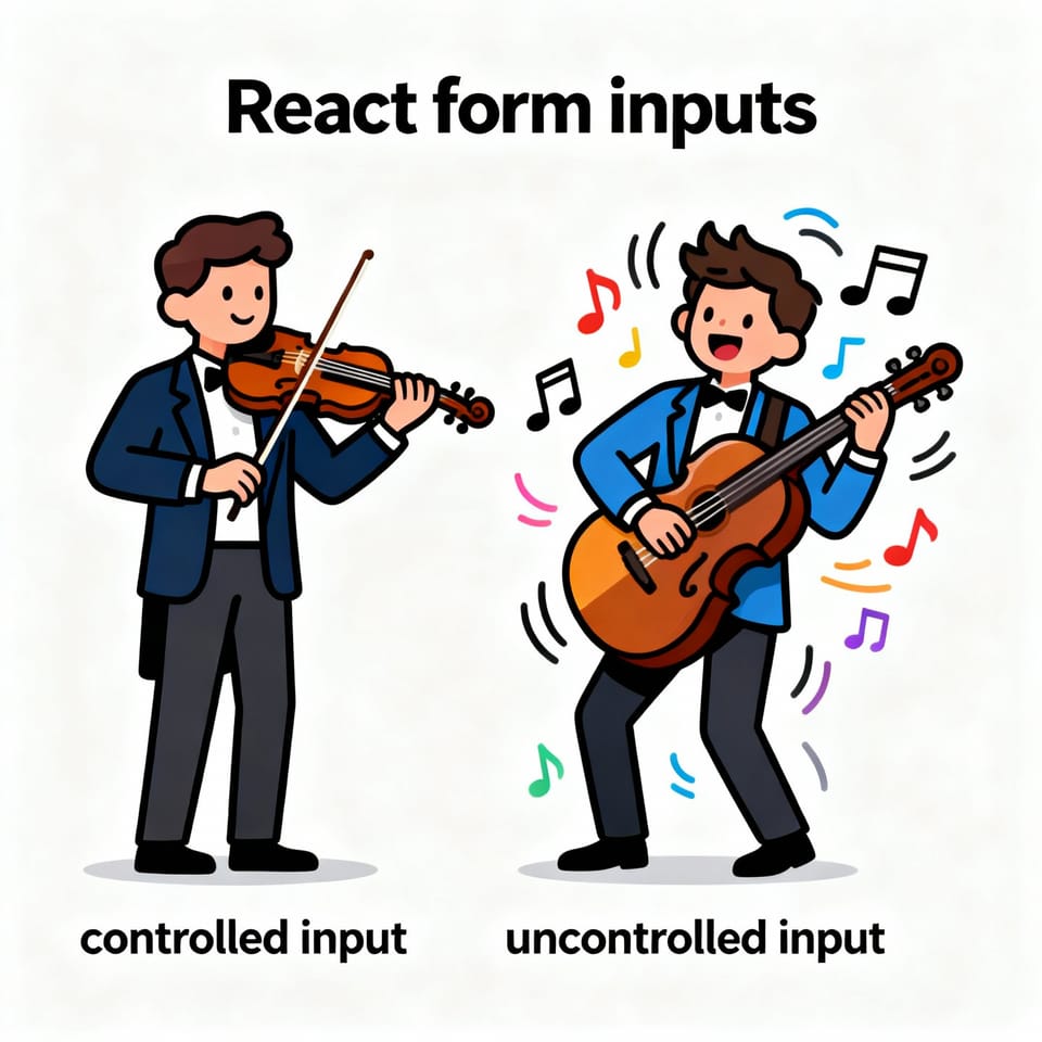 Controlled vs. Uncontrolled Inputs in React