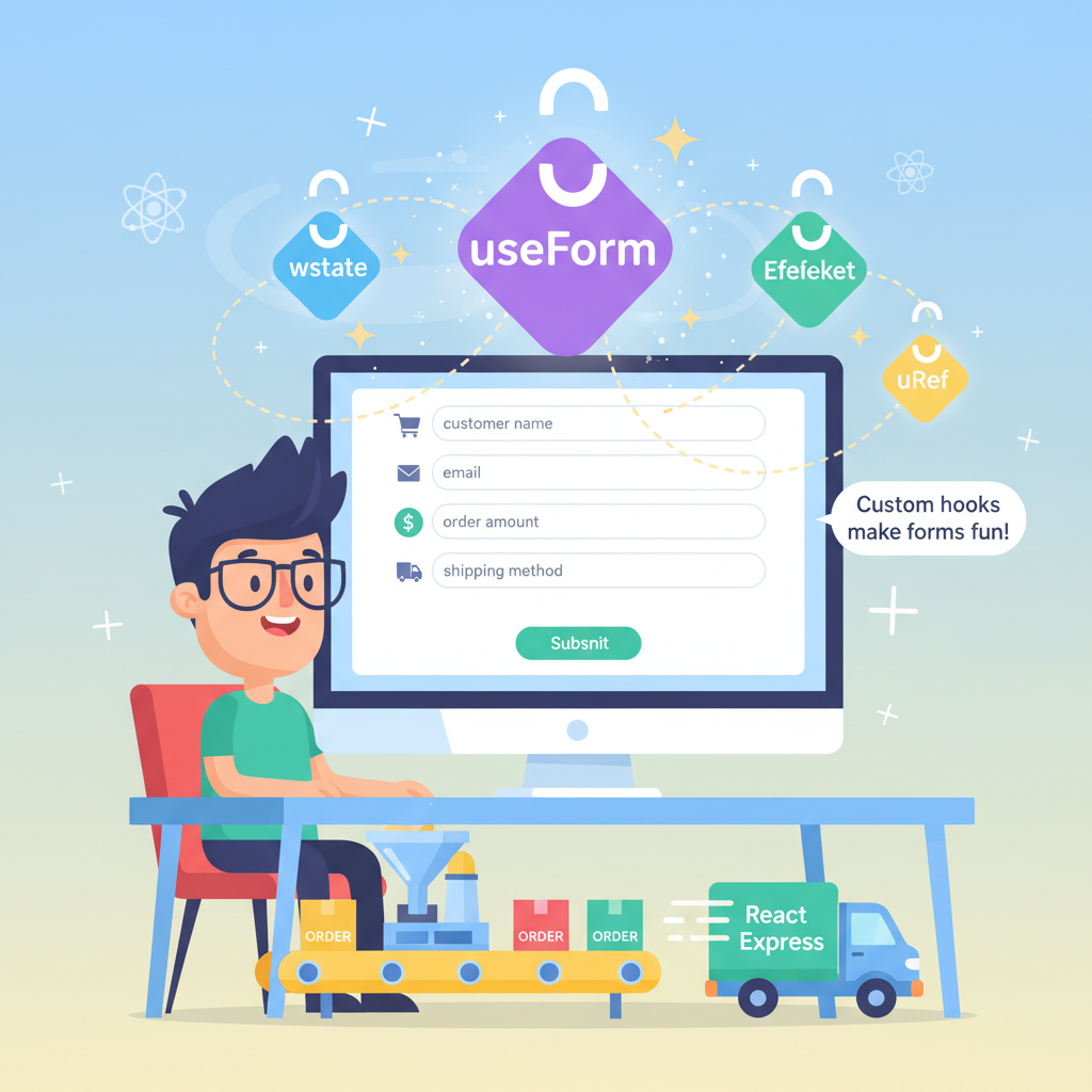 Building your first custom hook (form handling)