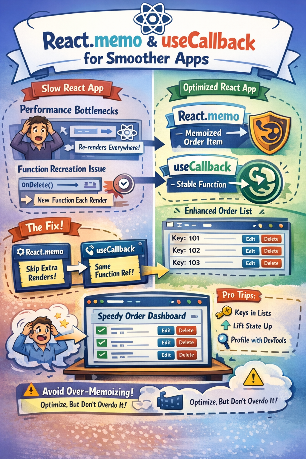 React.memo & useCallback for smoother apps