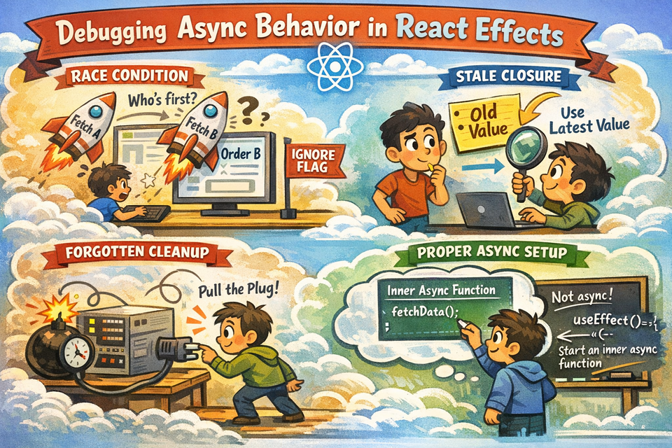 Week 28: Debugging async behavior in effects