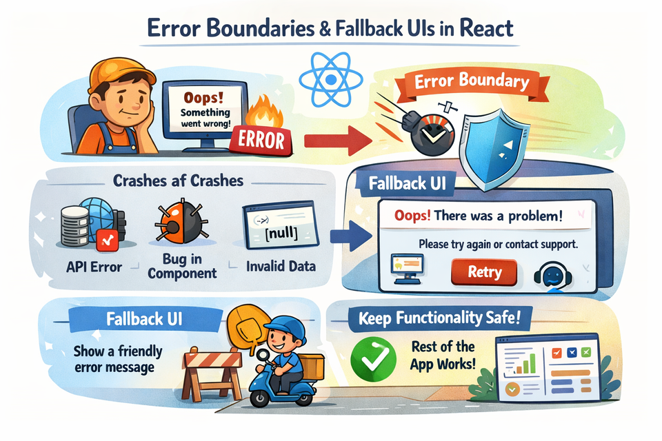 Week 27 Error boundaries and fallback UIs